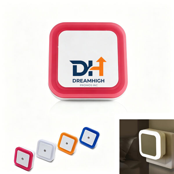 ABS Light-Sensing LED Night Light – Energy Efficient