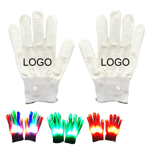 LED Gloves – Multi-Color Flashing for Parties & Events