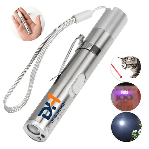 Military Grade Mini LED Flashlight with Pocket Clip