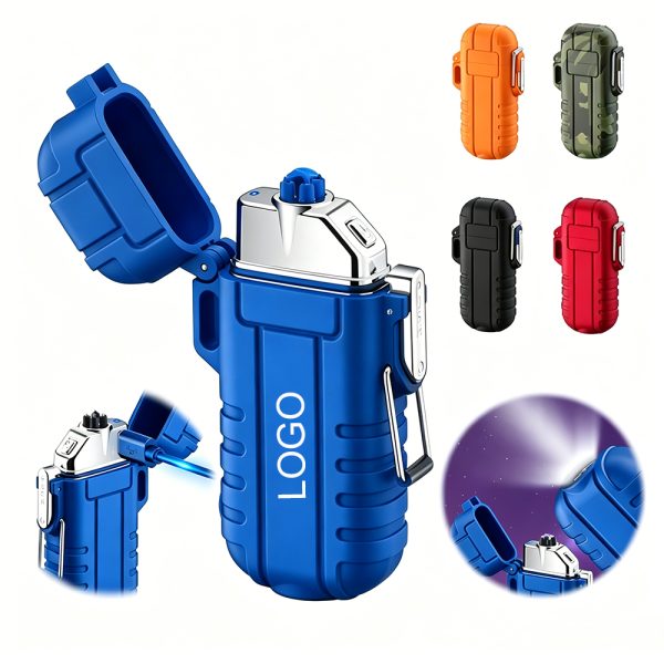 Waterproof IP56 Rechargeable LED Flashlight with Metal Lock