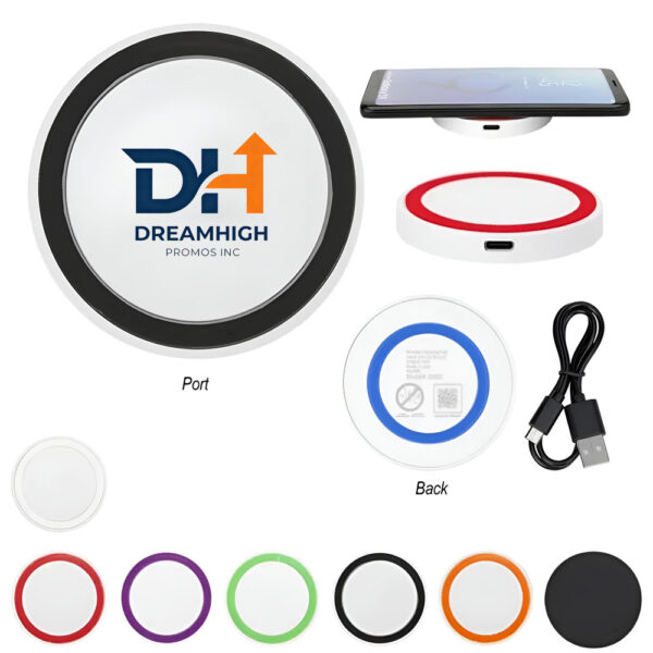 15W Qi Wireless Charging Pad with Type-C Input
