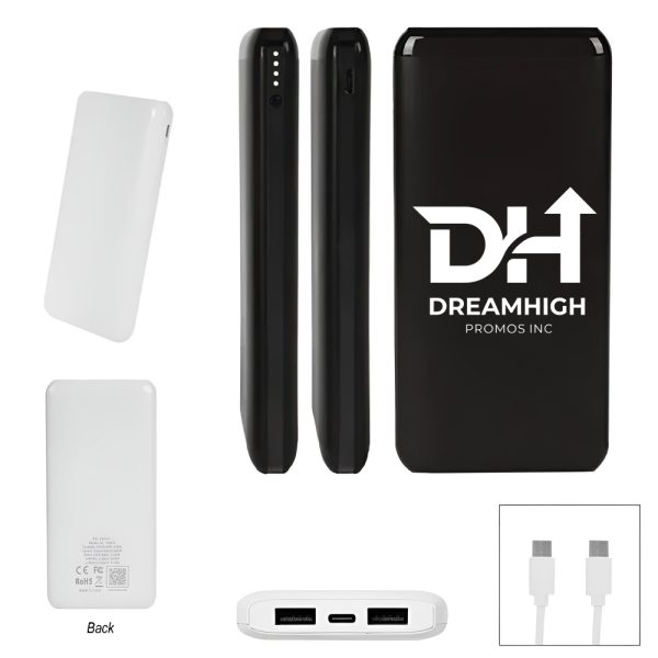 10000mAh Power Bank – 15W Output, Dual Input & Output