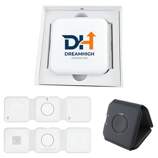3-in-1 Wireless Charging Mat for Phone, Earbuds & Watch