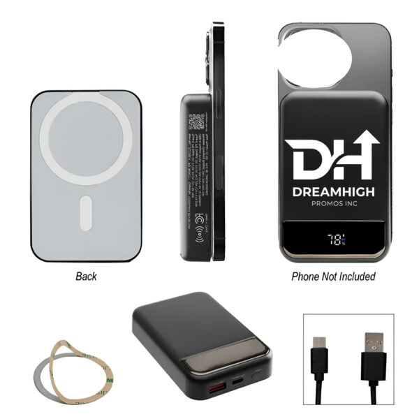 10000mAh Magnetic Wireless Power Bank–15W/20W Fast Charging