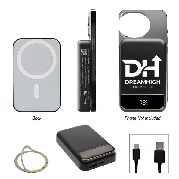 10000mAh Magnetic Wireless Power Bank–15W/20W Fast Charging